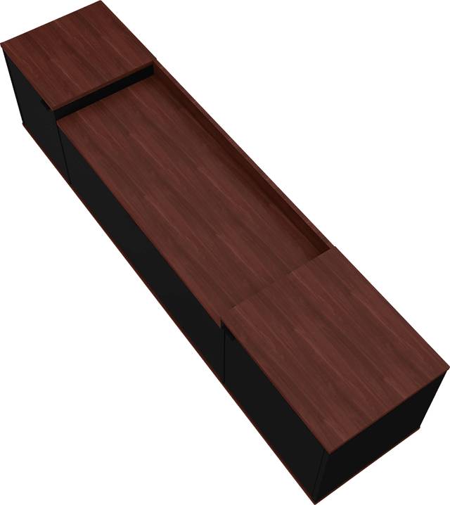 Cardifs Black 67 in. Console - Thumbnail - Image 5