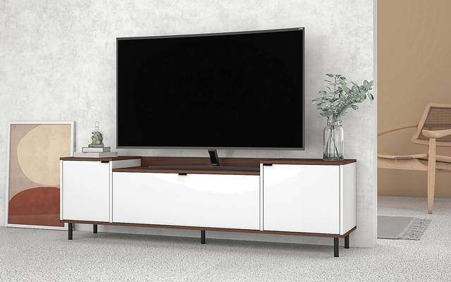 Cardifs White 67 in. Console - Thumbnail - Image 2