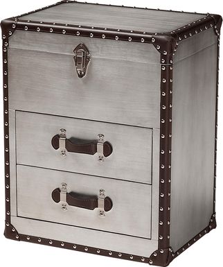 Cardinaly Silver End Table
