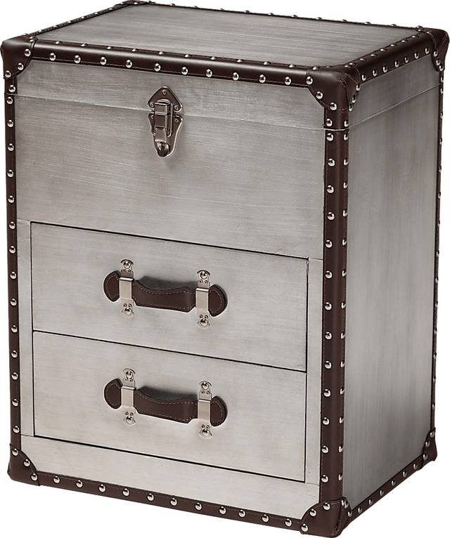 Cardinaly Silver End Table - Thumbnail - Image 1