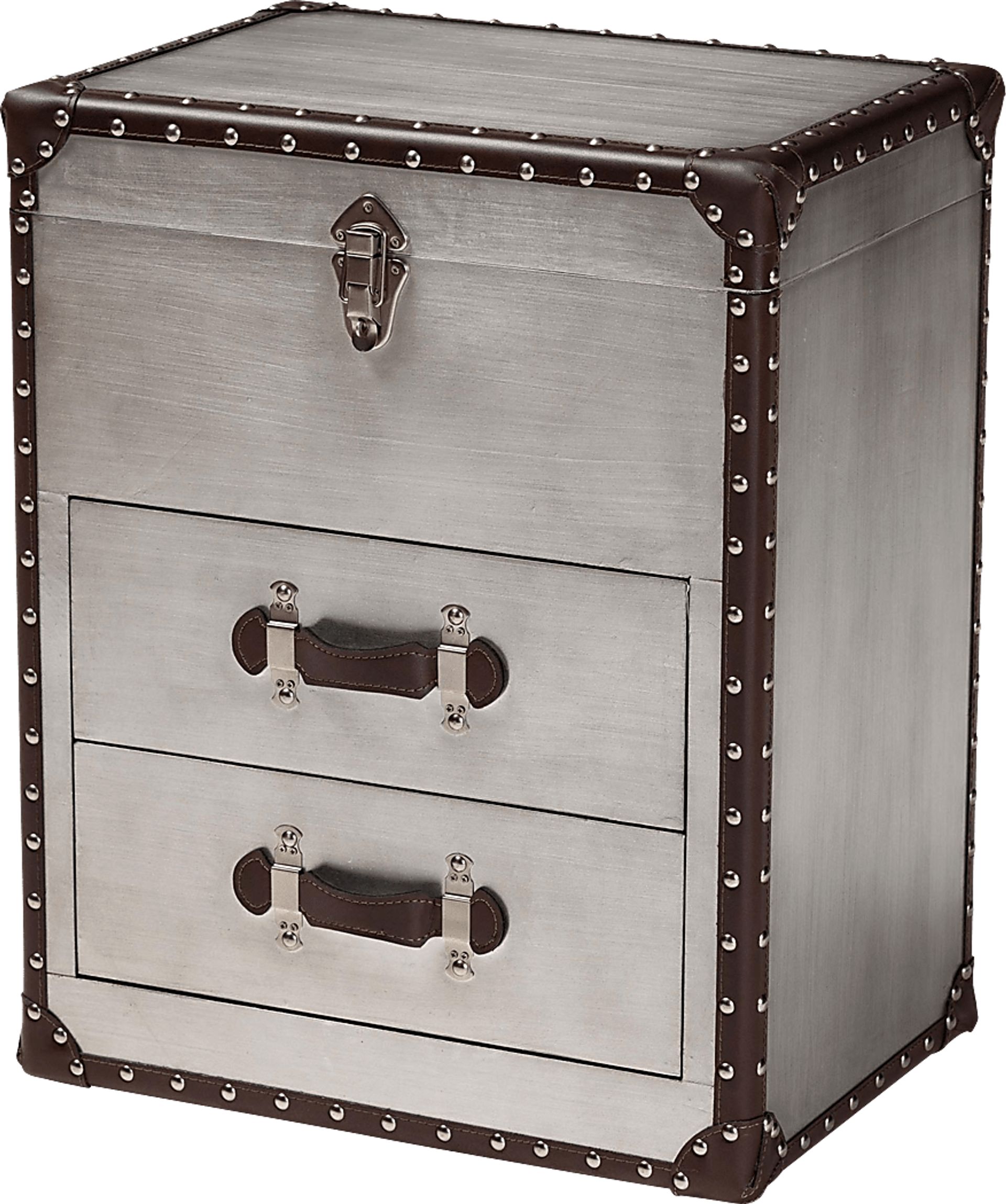 Cardinaly Silver End Table - Image 1