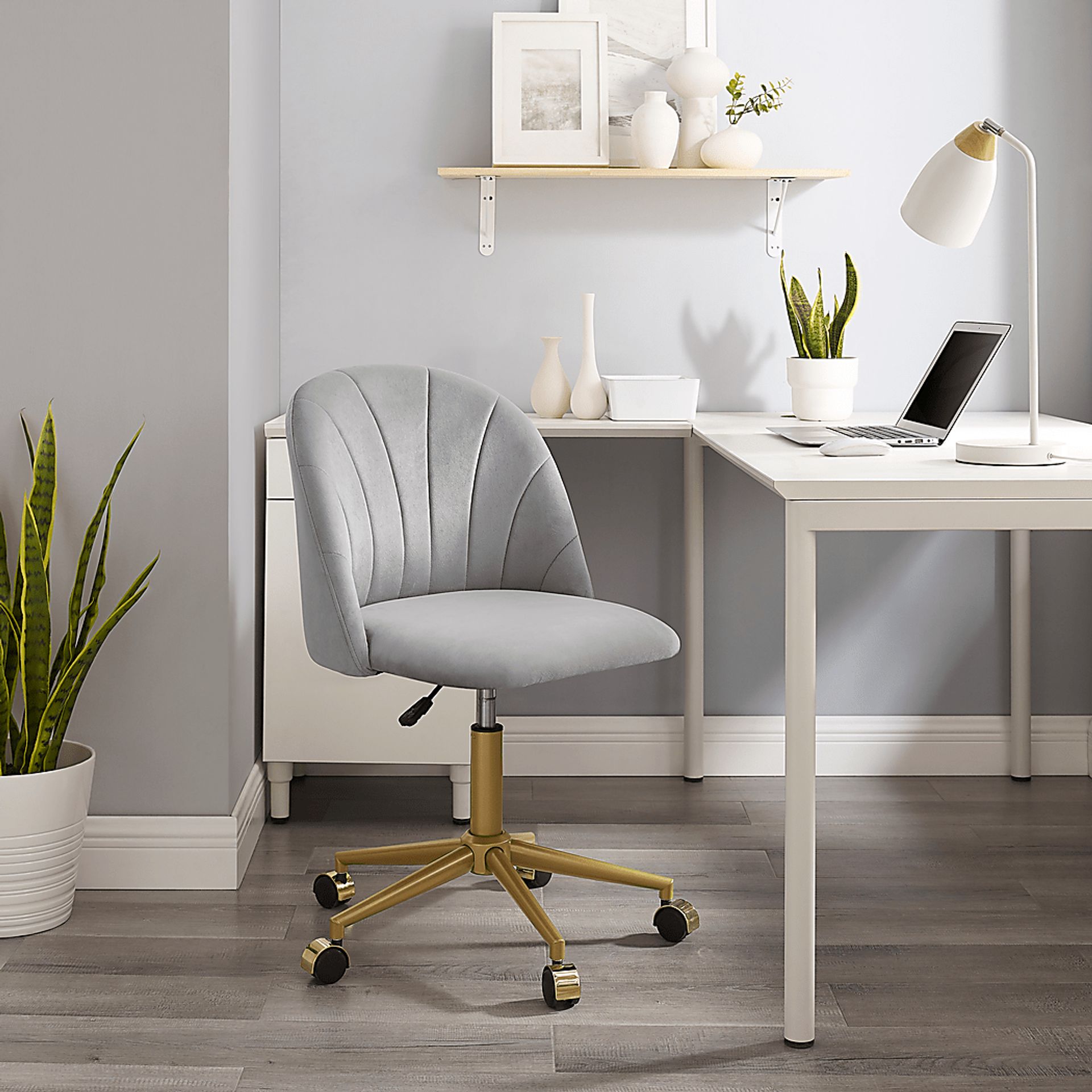 Cardlow Gray Desk Chair - Image 2