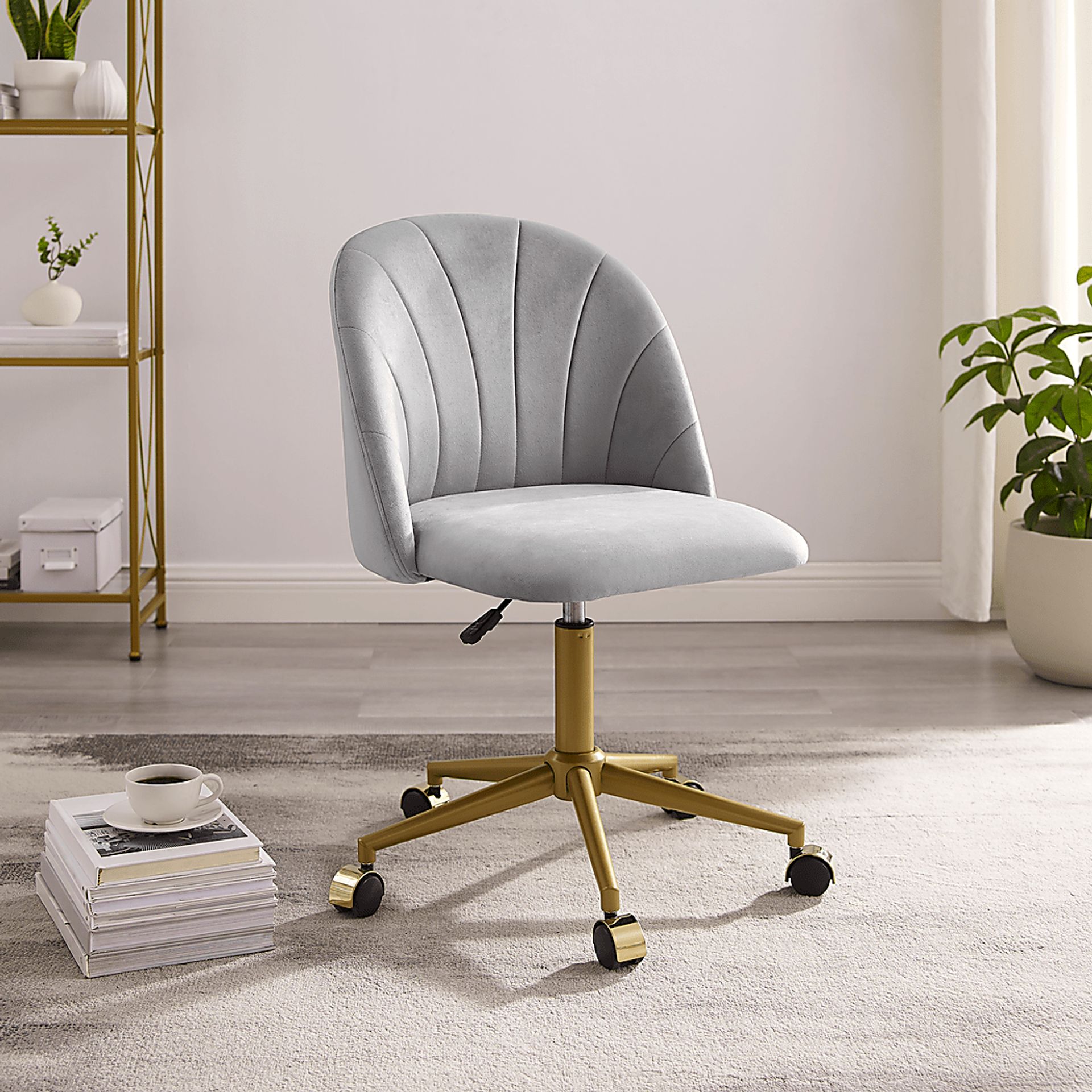 Cardlow Gray Desk Chair - Image 3