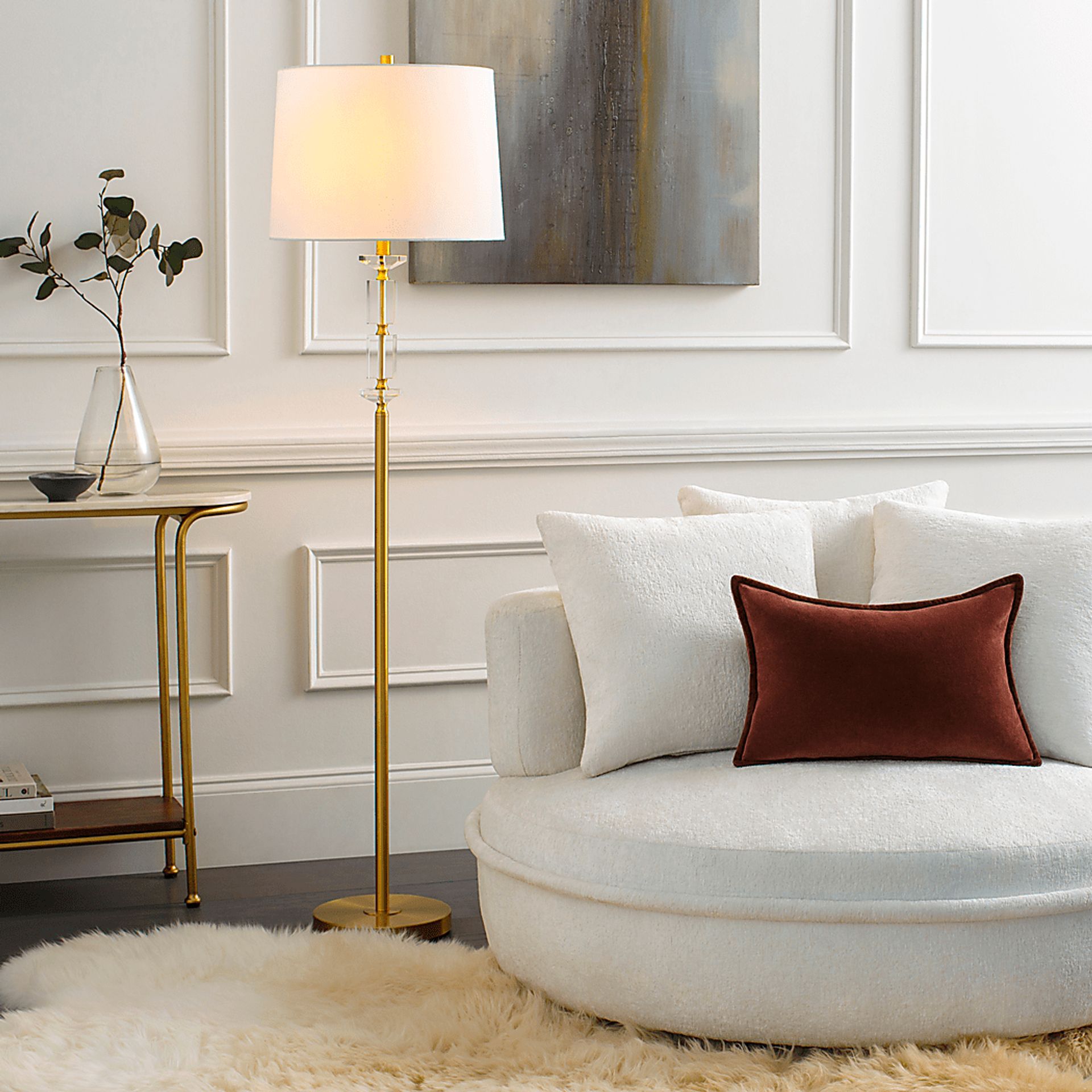 Cardoness Vista Gold Floor Lamp - Image 8