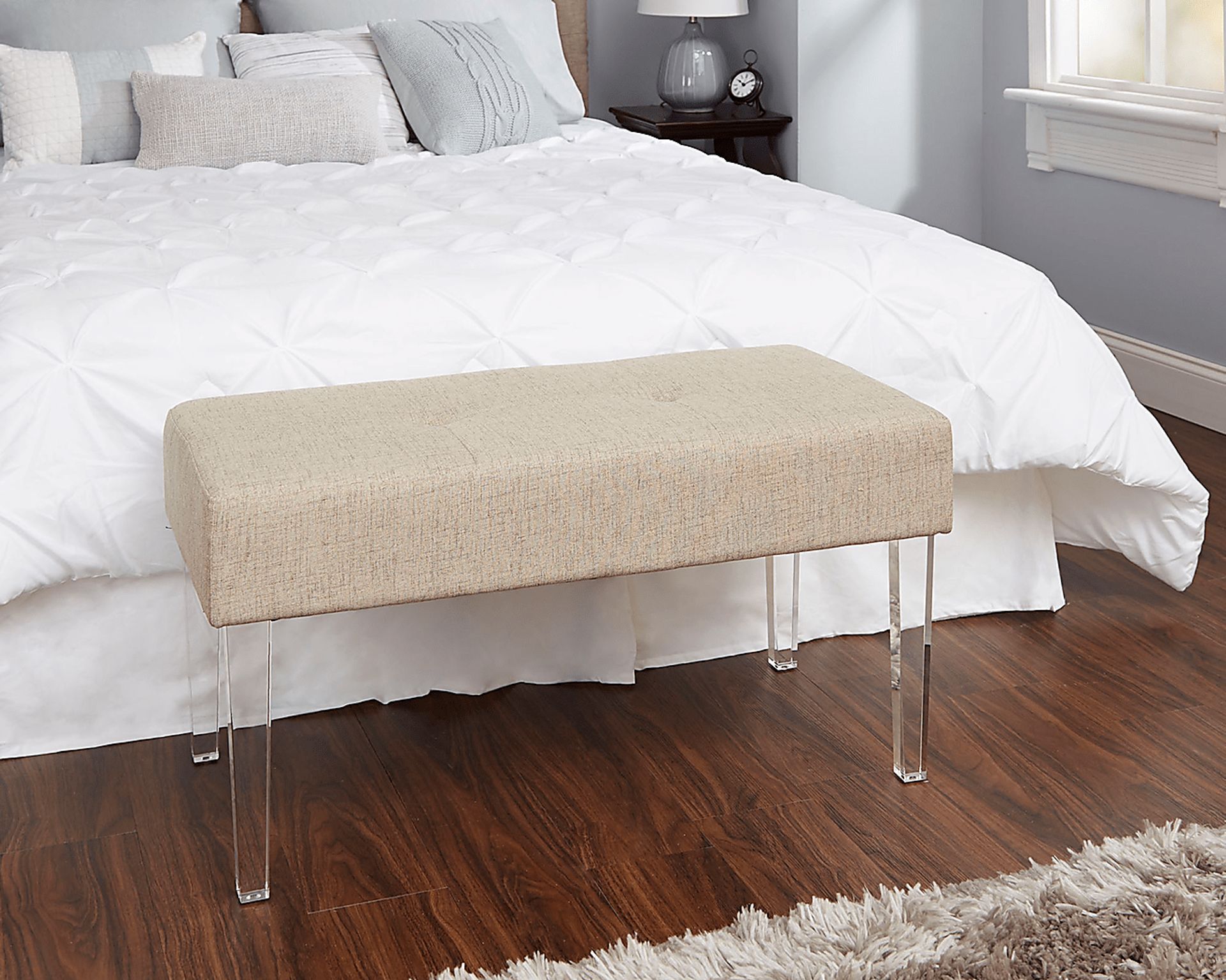 Cardwell Beige Bench - Image 2