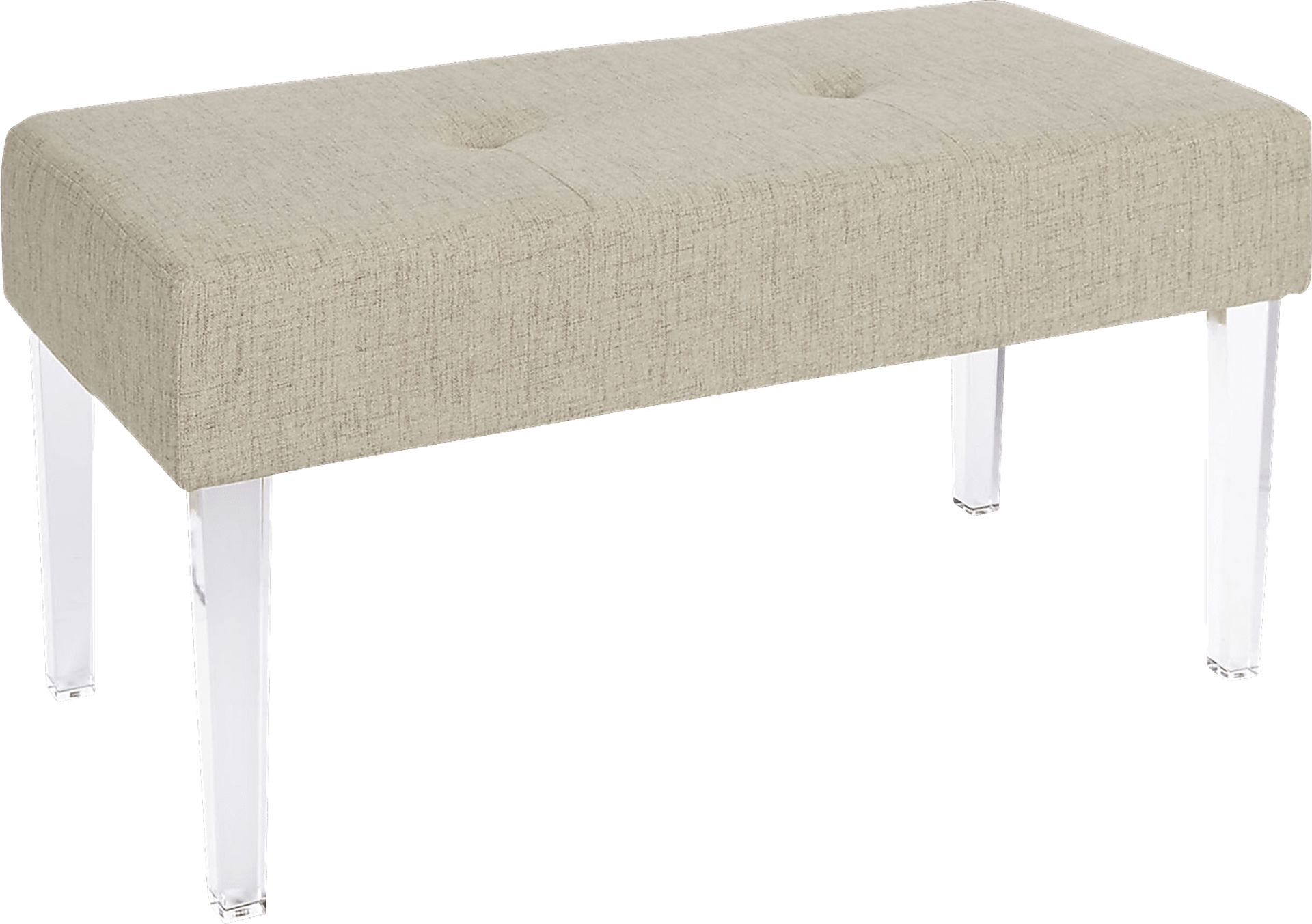 Cardwell Beige Bench - Image 1