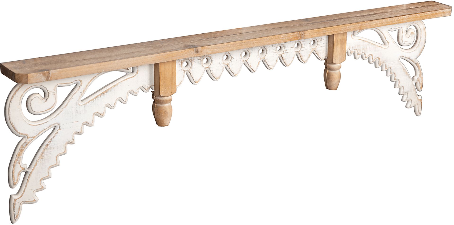 Carelin White Wall Shelf - Image 2