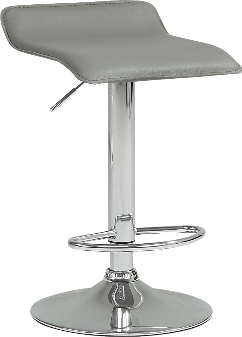Carey Hills Gray Adjustable Barstool