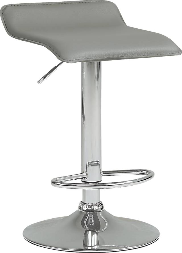 Carey Hills Gray Adjustable Barstool - Thumbnail - Image 1