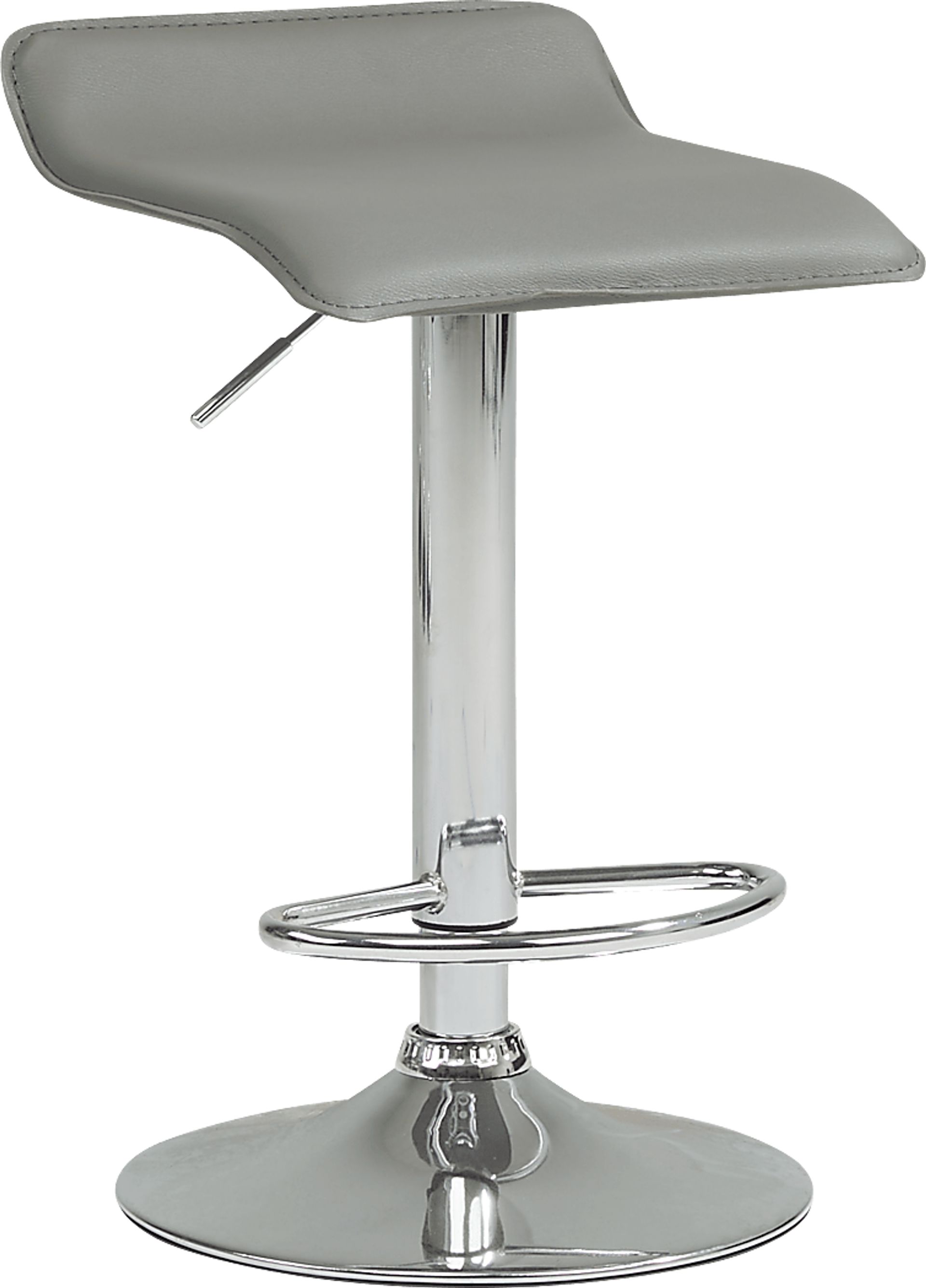 Carey Hills Gray Adjustable Barstool - Image 1