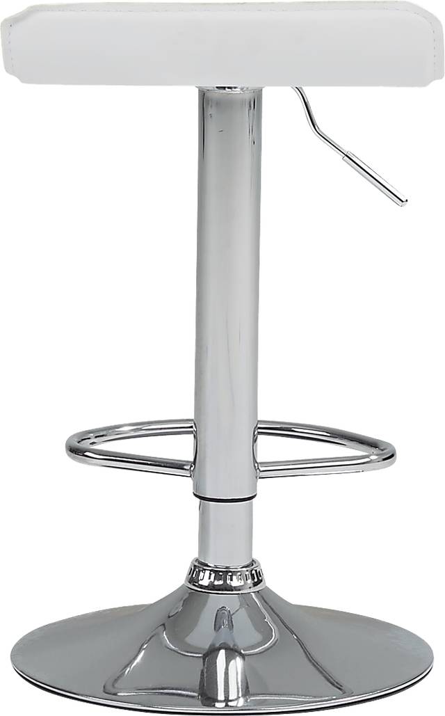 Carey Hills White Adjustable Barstool - Thumbnail - Image 3