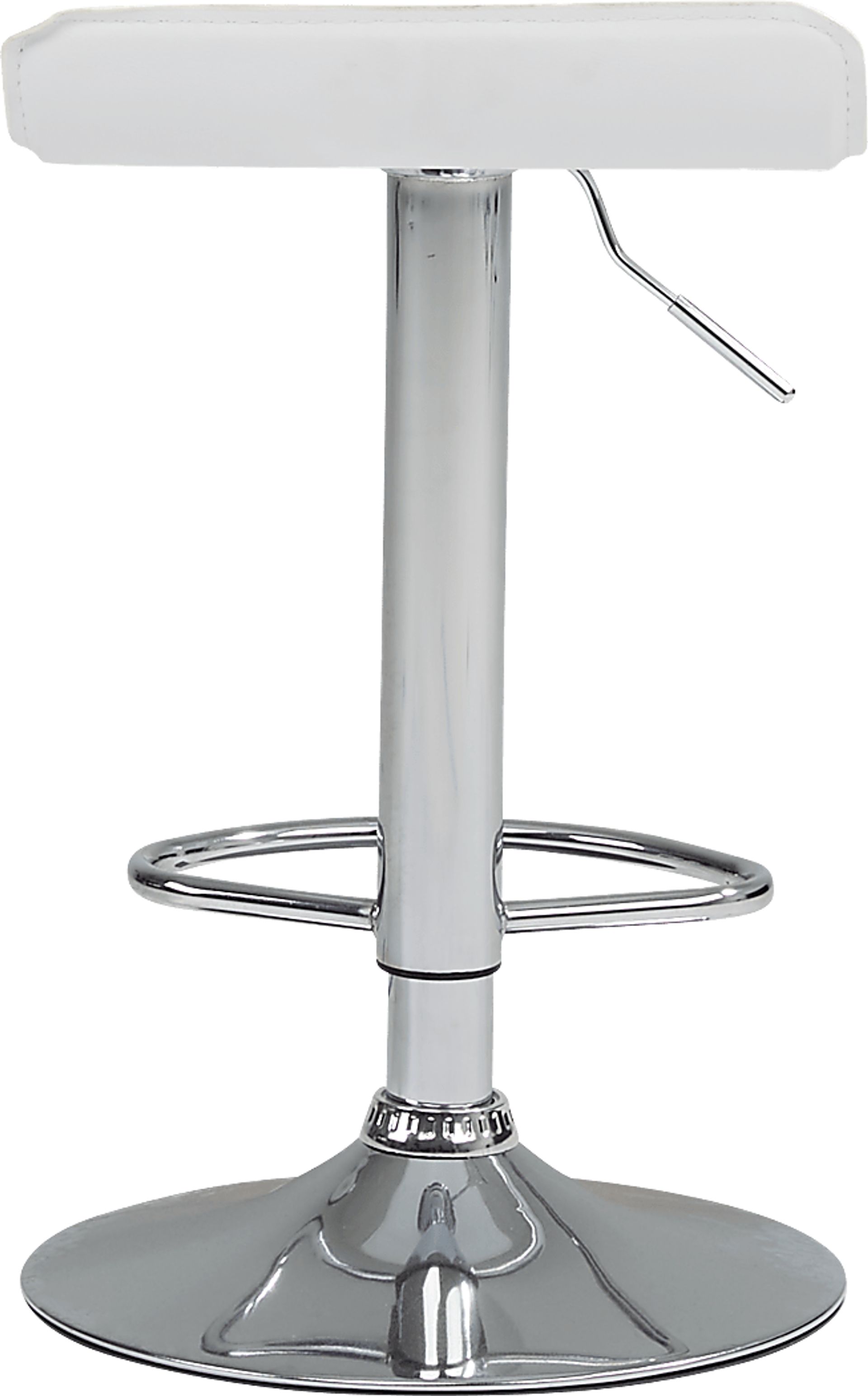 Carey Hills White Adjustable Barstool - Image 3
