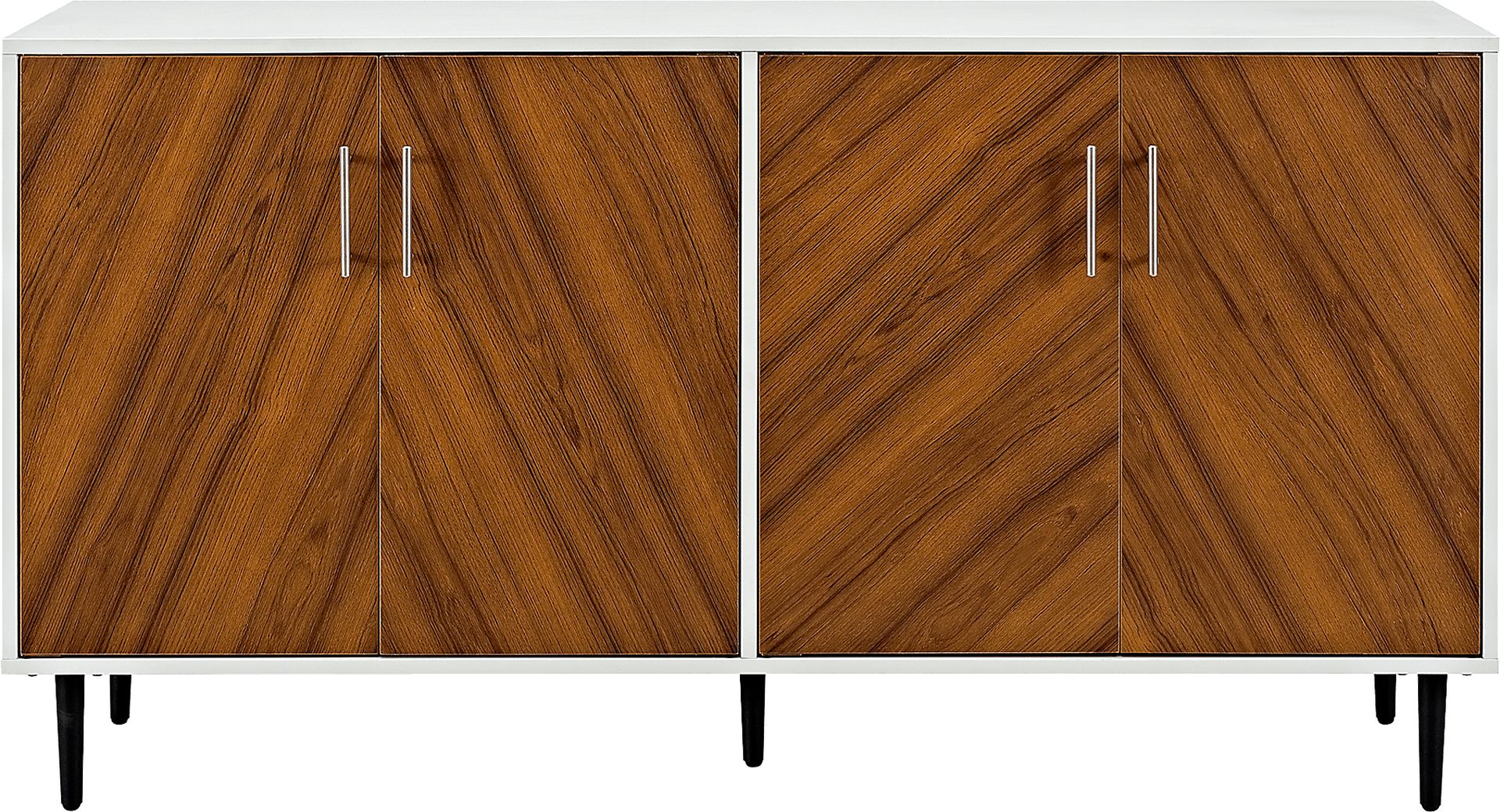 Careygate White 58 in. Console - Image 1