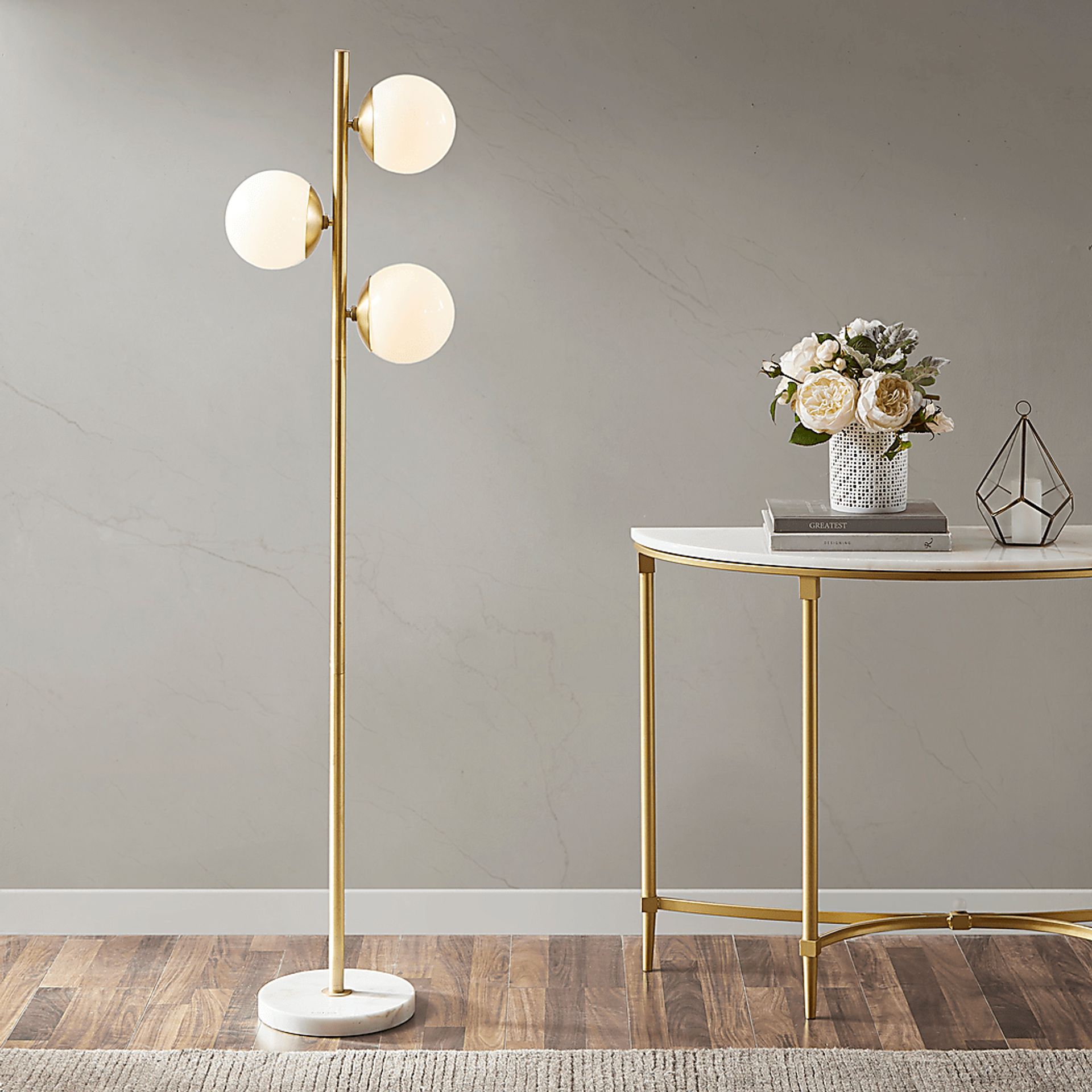 Cargill Land Gold Floor Lamp - Image 6