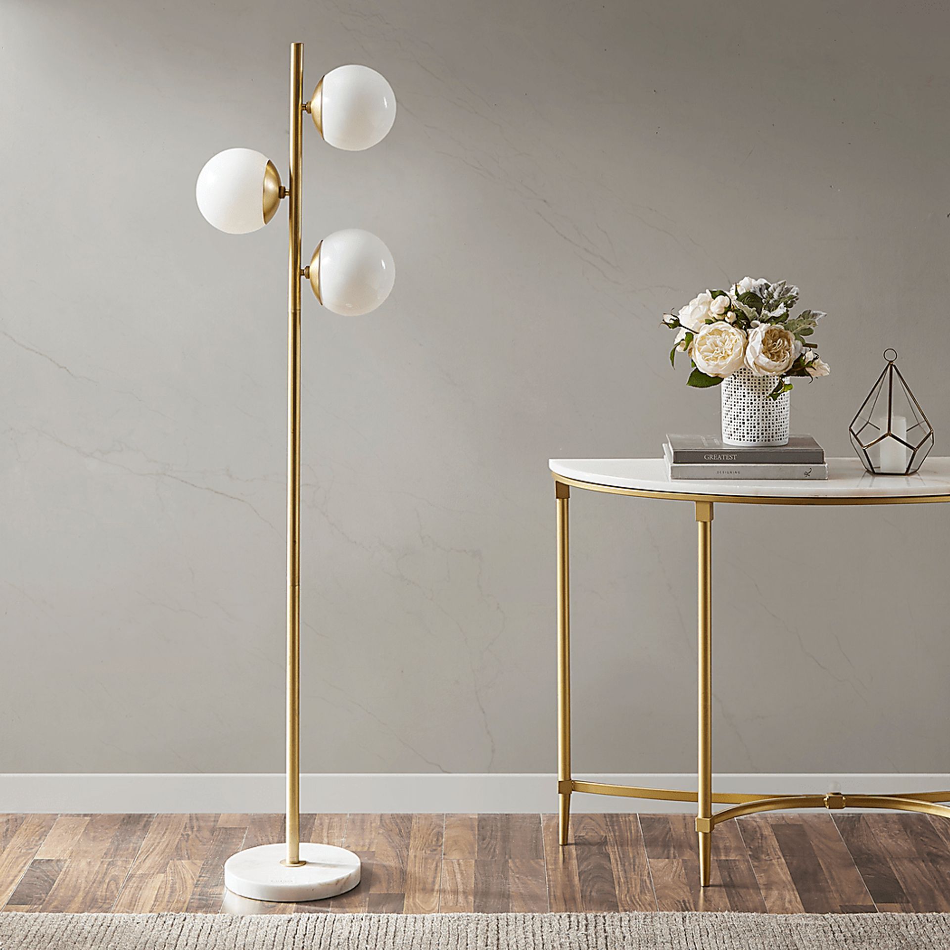 Cargill Land Gold Floor Lamp - Image 7