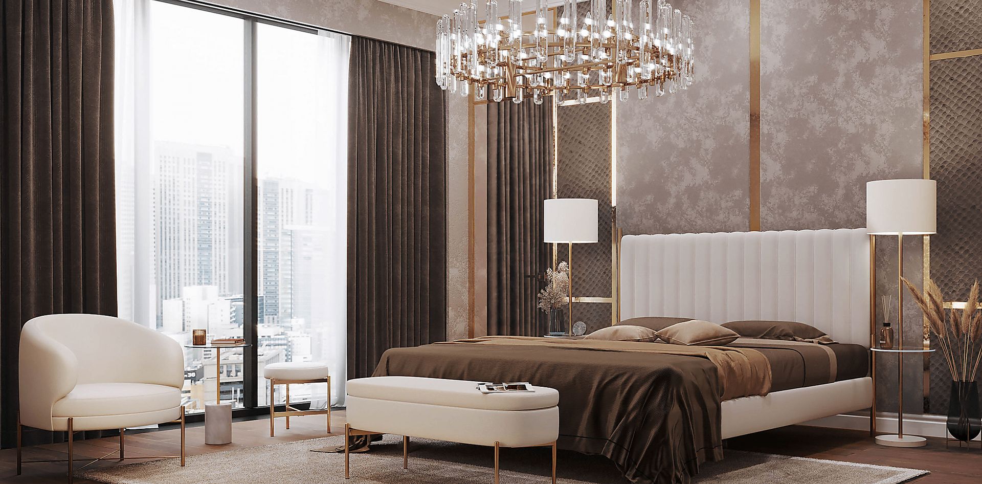 Caria Lane Cream Headboard - Image 10