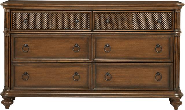 Caribbean Islands Brown Drawer Dresser - Thumbnail - Image 1