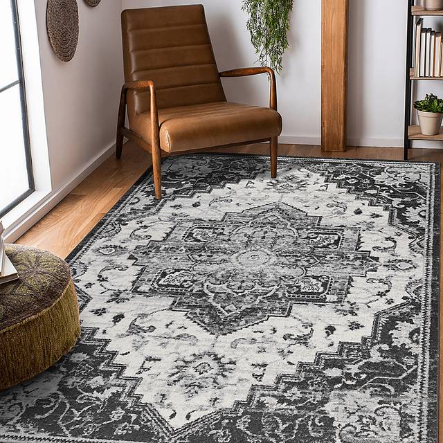 Carigder Ivory 5'1 x 7'6 Rug - Thumbnail - Image 2