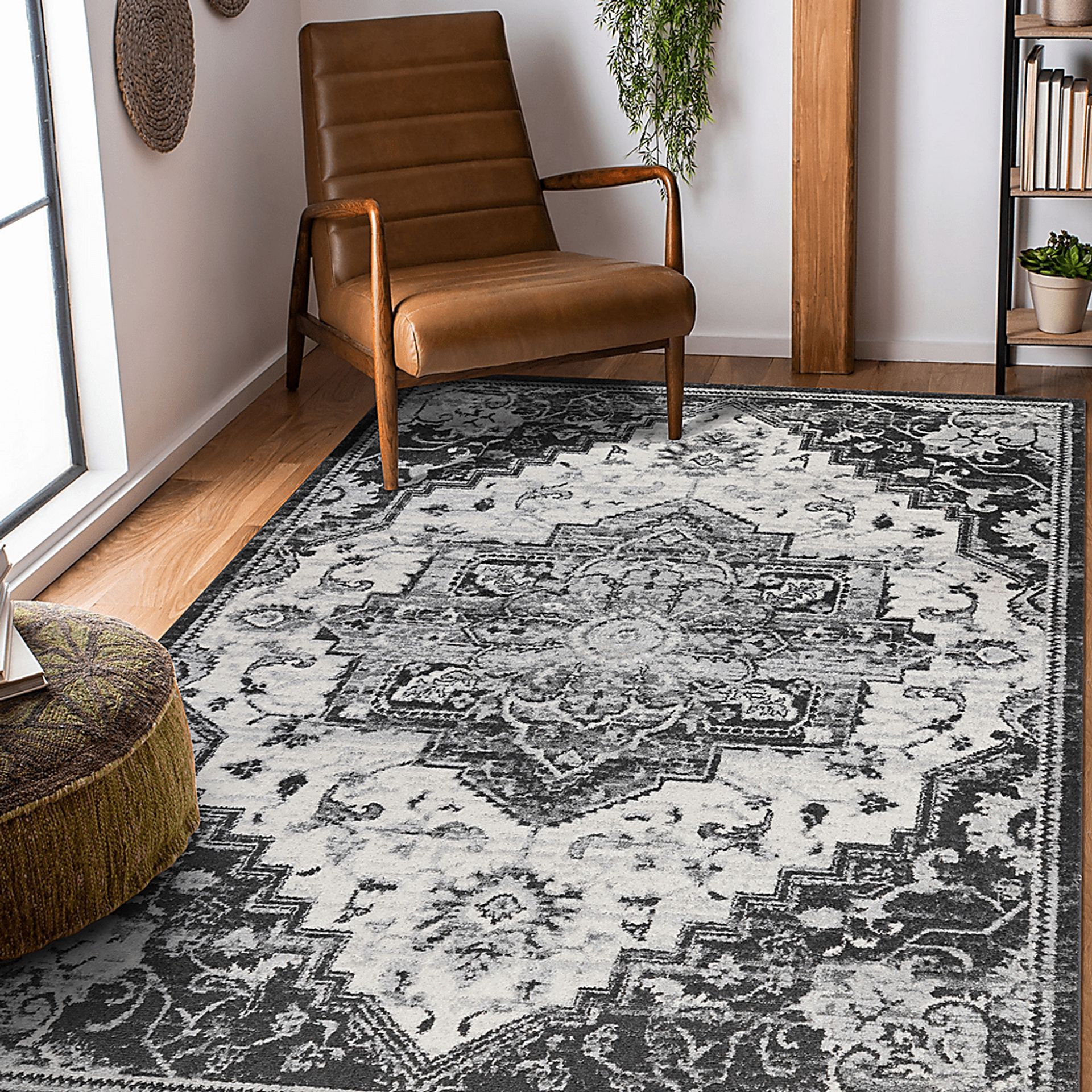 Carigder Ivory 5'1 x 7'6 Rug - Image 2