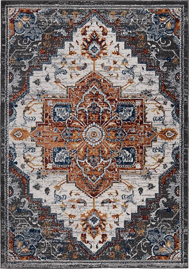 Carigder Multi 5'1 x 7'6 Rug - Thumbnail - Image 1