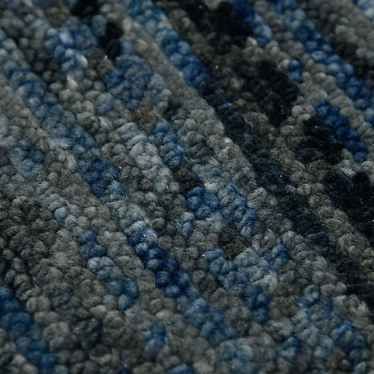Carim Blue Wool Fabric Rugs | Rooms to Go