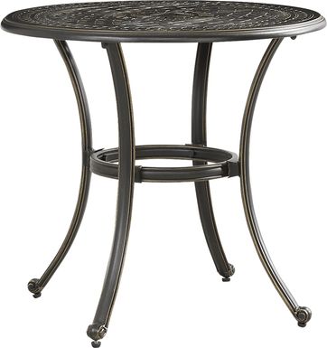 Carina Bronze 30 in. Round Outdoor Dining Table