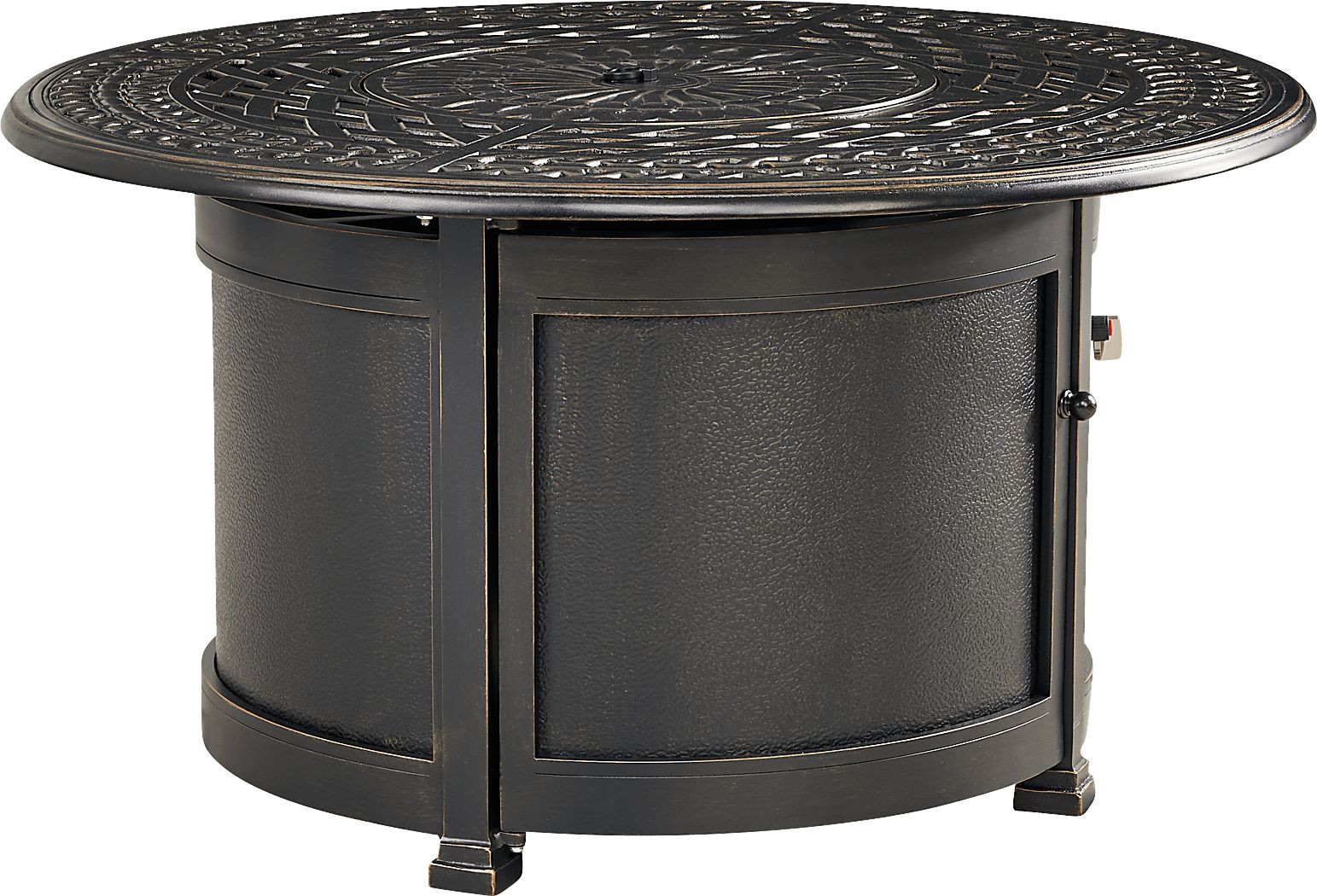 Carina Bronze 44 in. Round Outdoor Fire Pit - Thumbnail 2