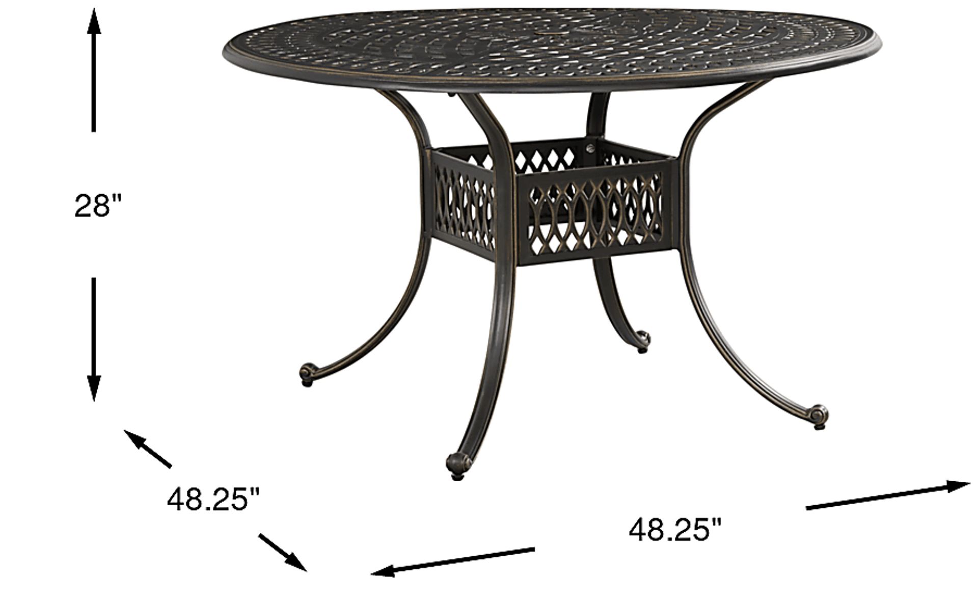 Dimension Image. Please refer to the Dimension Tab on this page for dimension details.