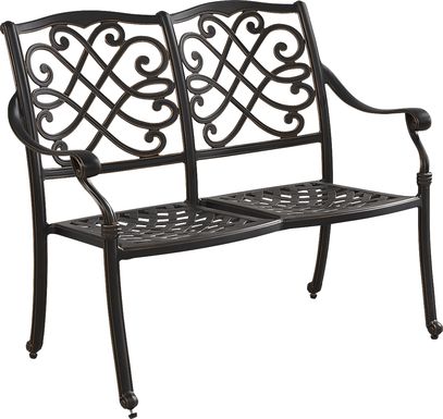 Carina Bronze Outdoor Bench