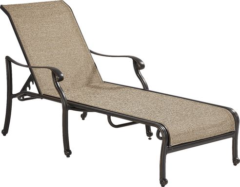 Carina Bronze Outdoor Chaise