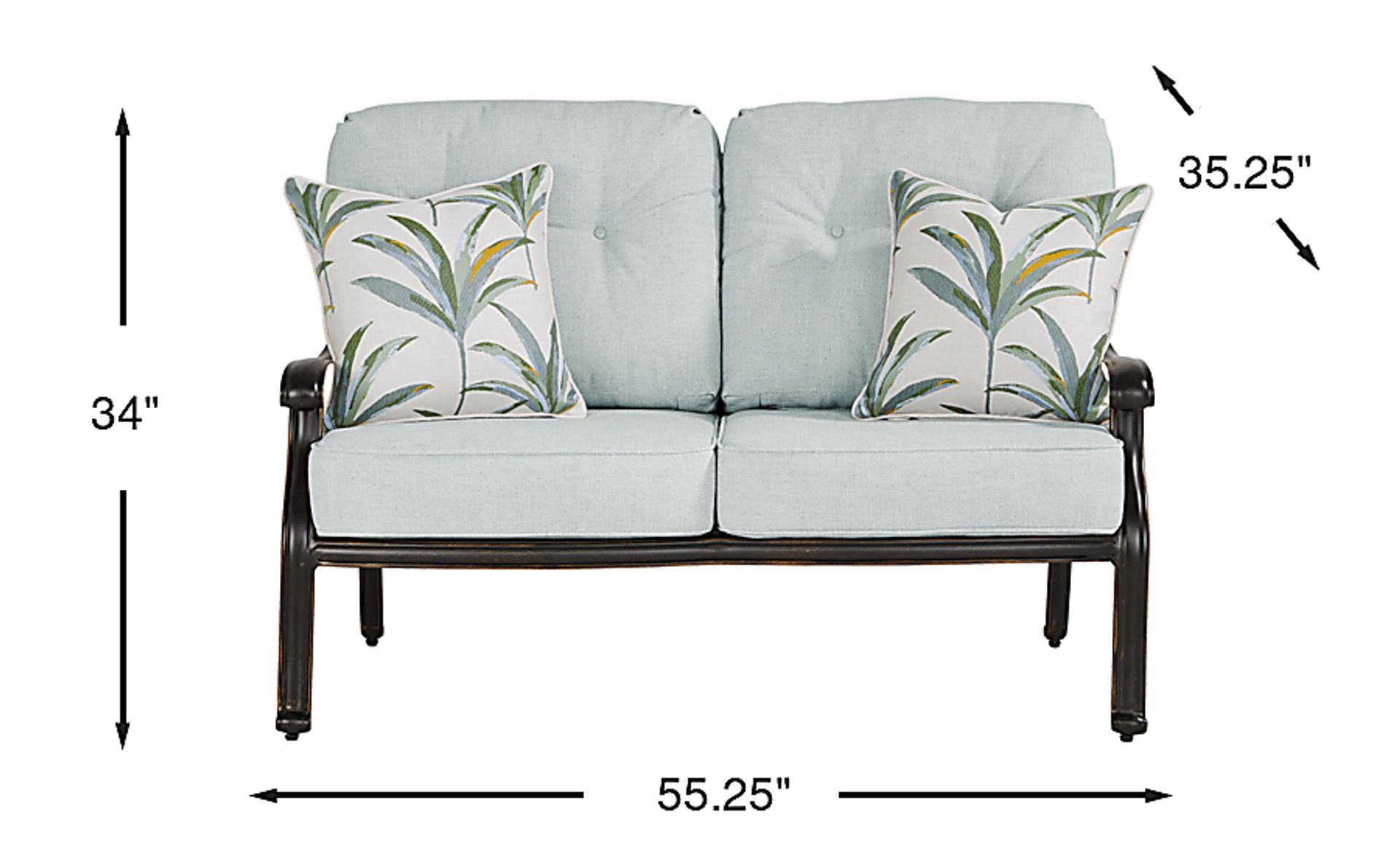 Dimension Image. Please refer to the Dimension Tab on this page for dimension details.