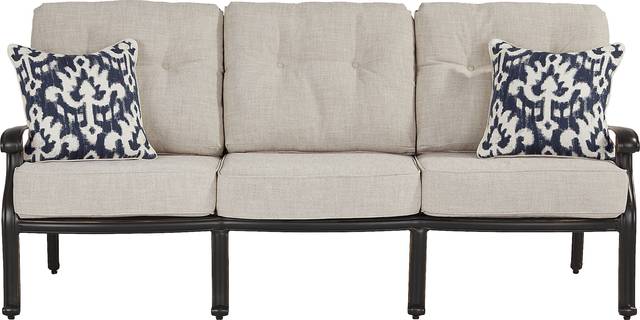 Carina Bronze 4 Pc Outdoor Seating Set with Desert Cushions - Thumbnail - Image 2