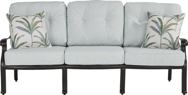 Carina Bronze 4 Pc Outdoor Seating Set with Sky Cushions - Thumbnail - Image 2