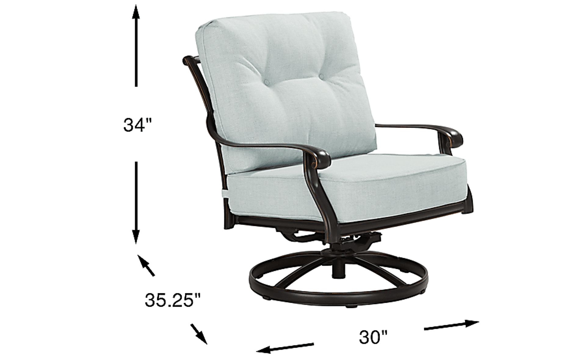 Dimension Image. Please refer to the Dimension Tab on this page for dimension details.