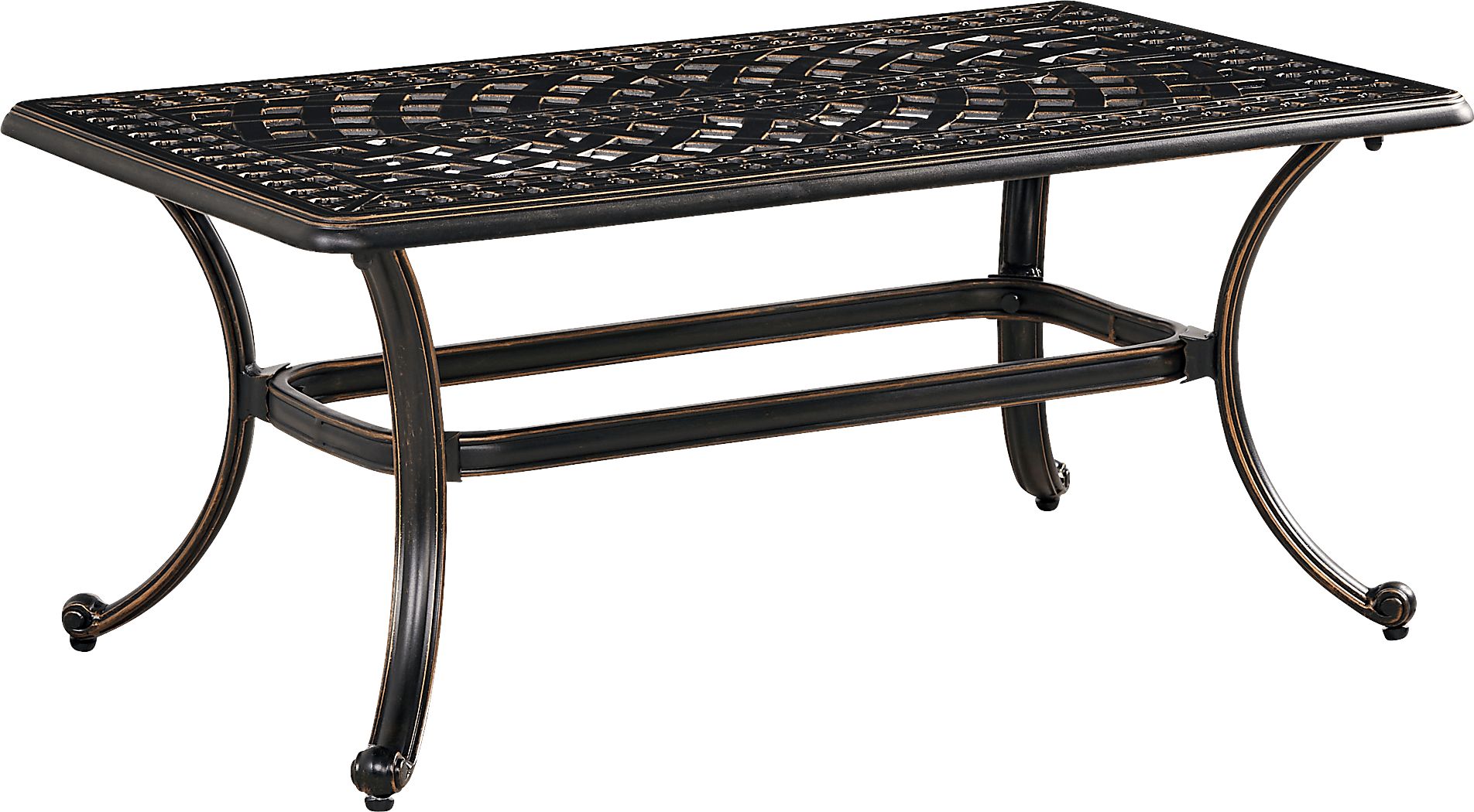 Carina Bronze Rectangle Outdoor Cocktail Table