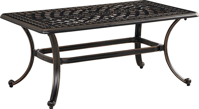 Carina Bronze Rectangle Outdoor Cocktail Table