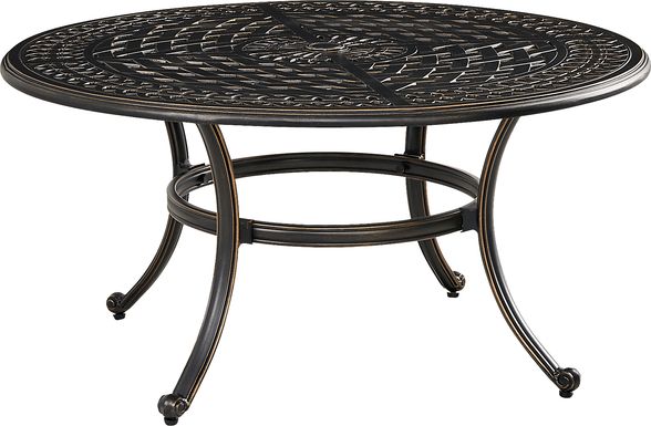 Carina Bronze Round Outdoor Cocktail Table