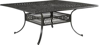 square outdoor dining table