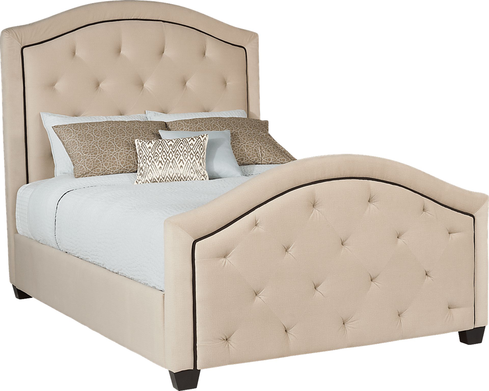 Carina Cream 3 Pc King Bed - Image 1