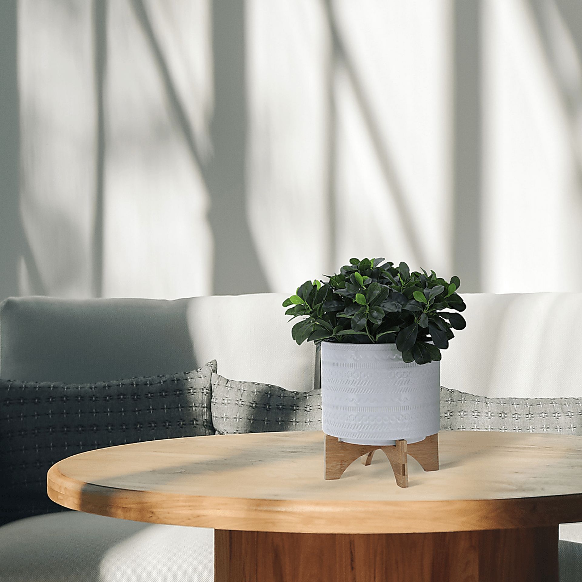 Carinbrook White Planter - Image 2