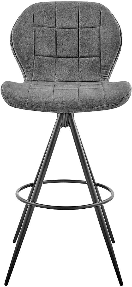 Carissan Charcoal Counter Height Stool