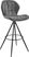 Carissan Charcoal Counter Height Stool
