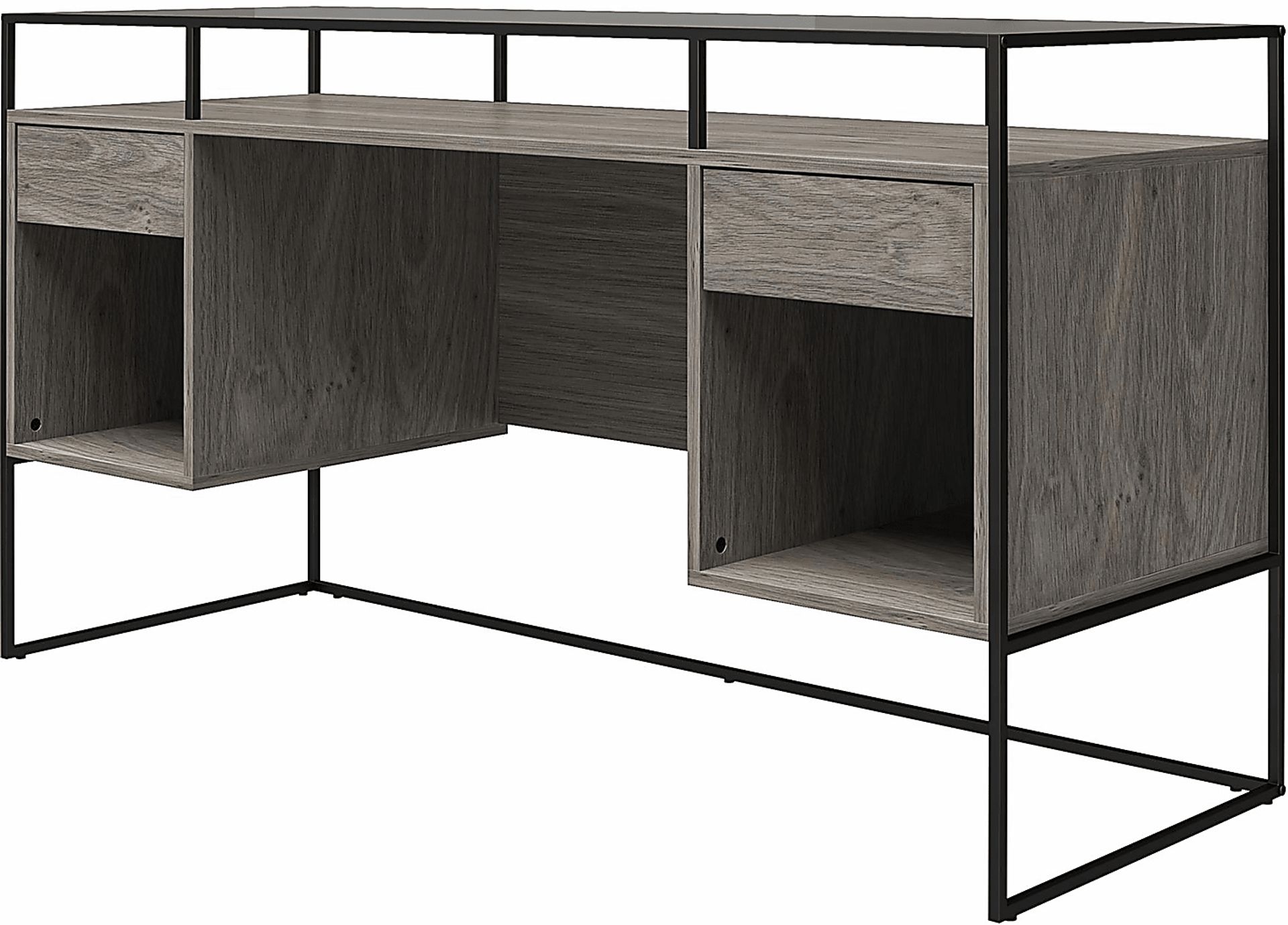 Carizzo Gray Desk - Image 2