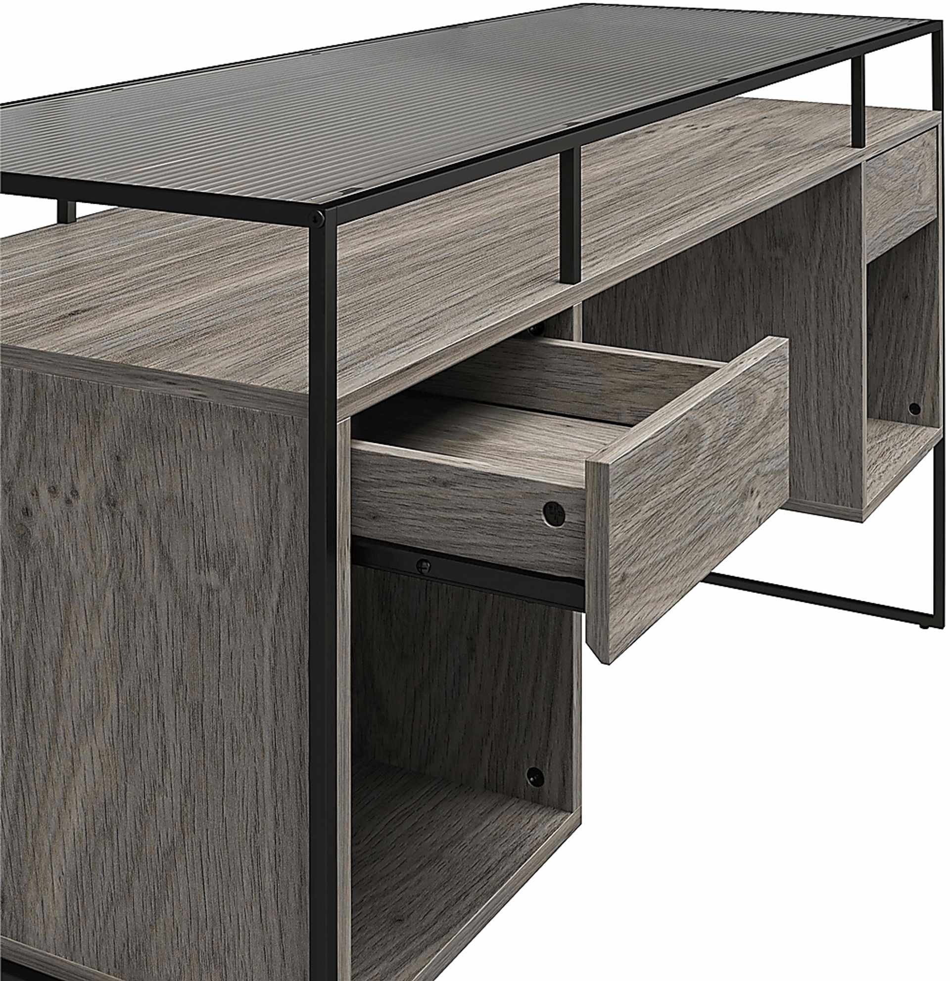 Carizzo Gray Desk - Image 7