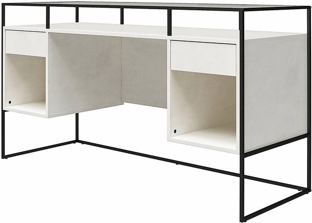 Carizzo White Desk - Thumbnail - Image 2
