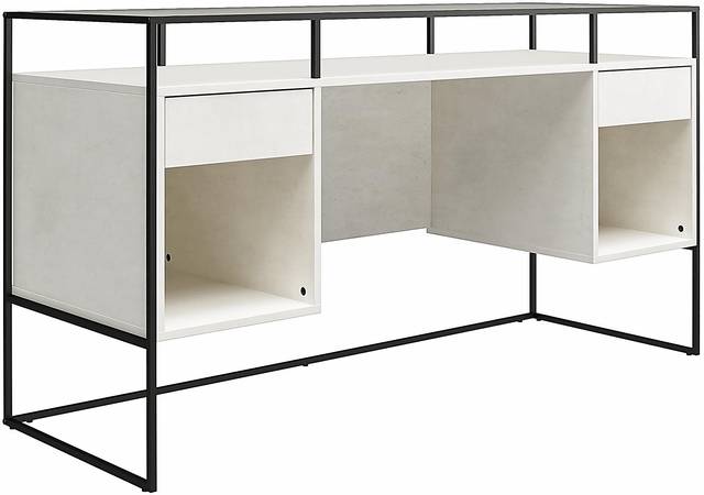 Carizzo White Desk - Thumbnail - Image 3