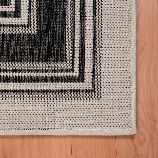 Carledosa White/Multi 5'3 x 7' Indoor/Outdoor Rug - Thumbnail - Image 5