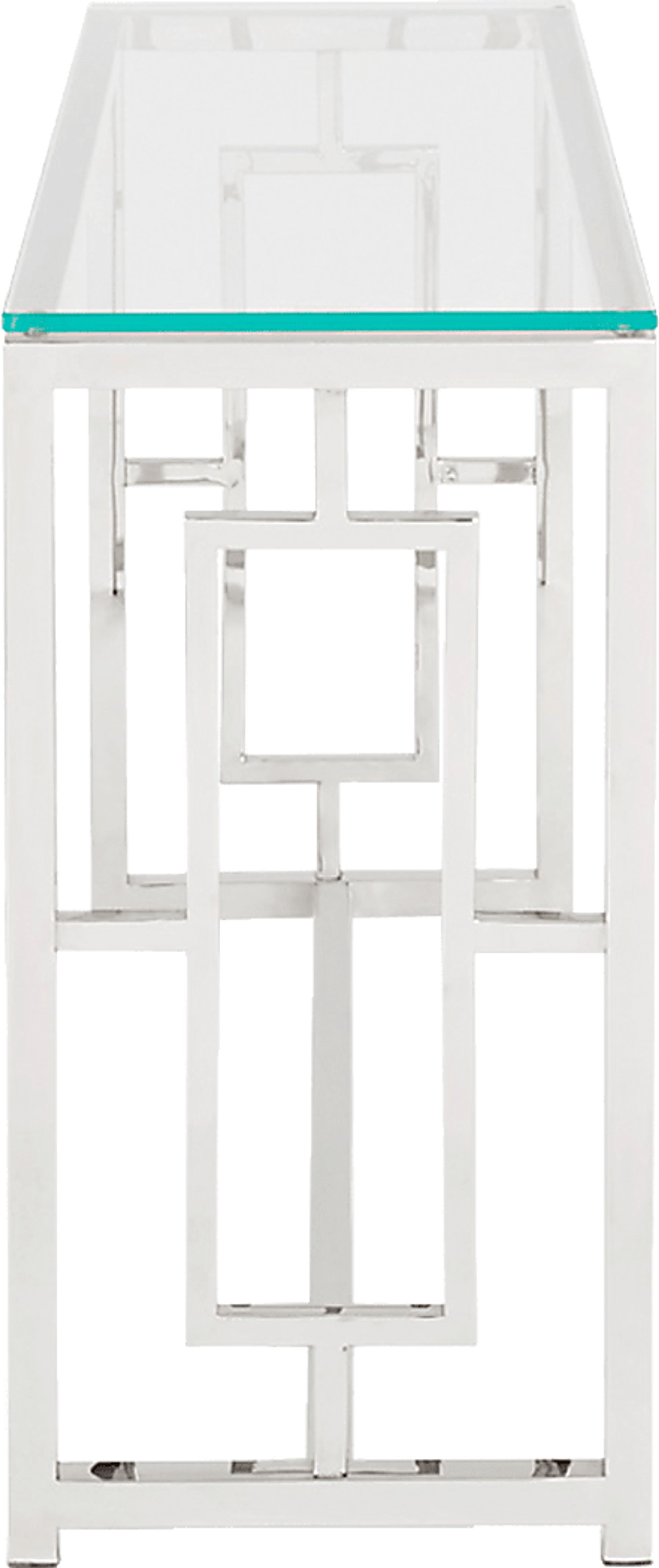 Carleita Clear Sofa Table - Image 3