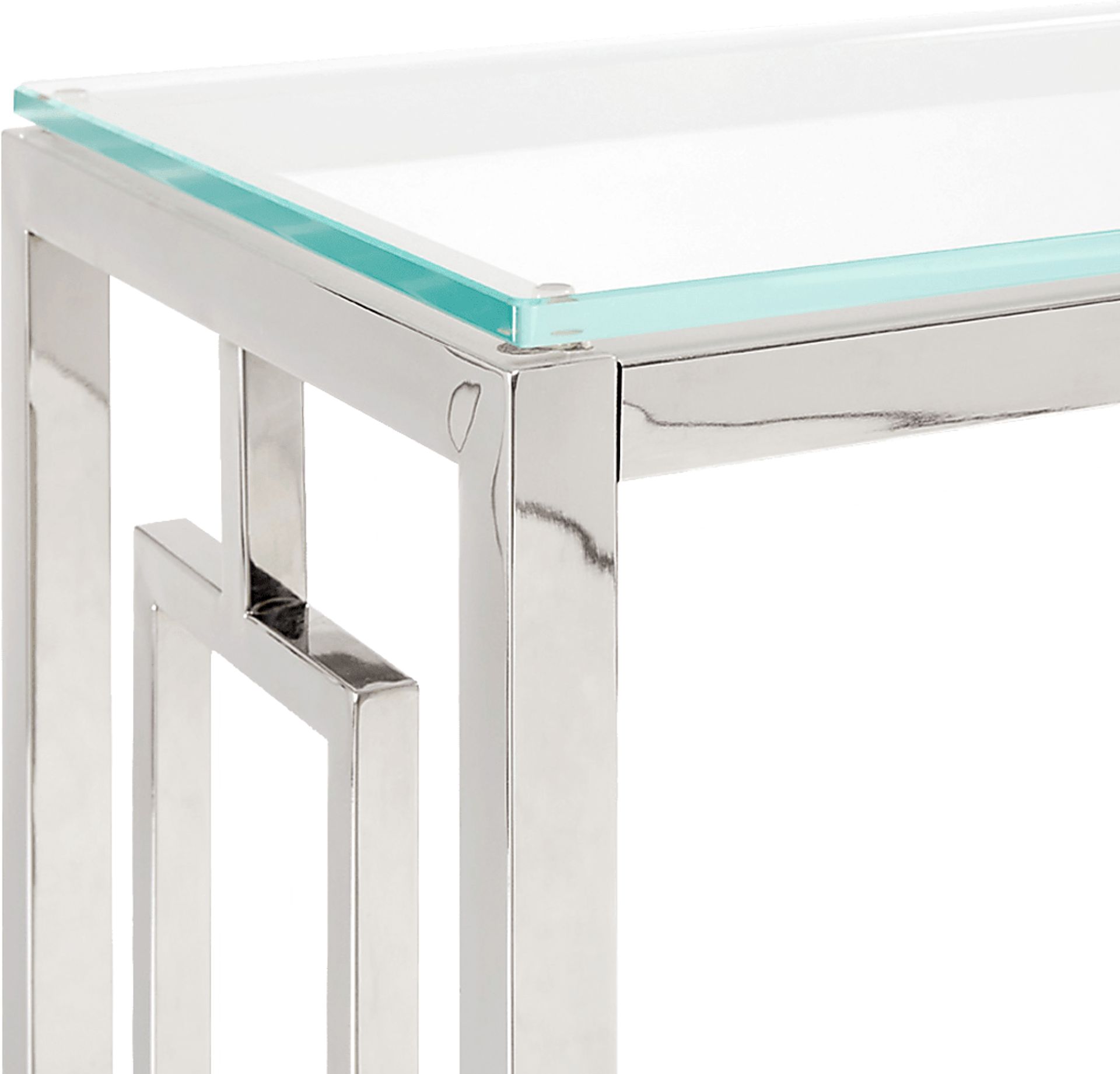 Carleita Clear Sofa Table - Image 4