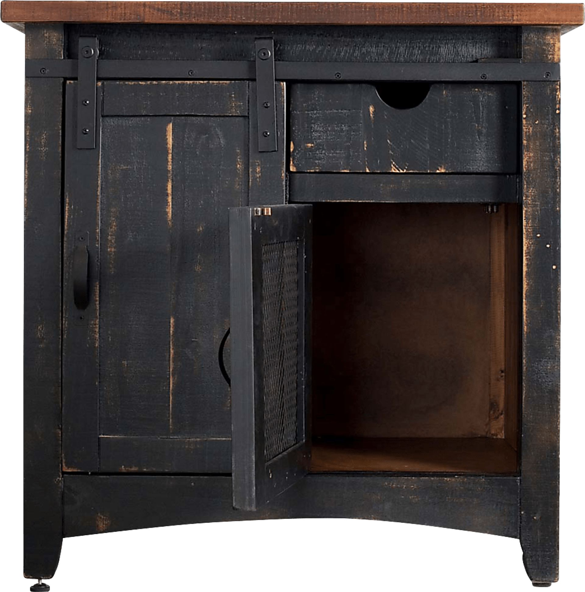Carlesbad Black Accent Cabinet - Image 4